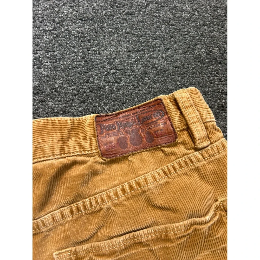 Polo Ralph Lauren Corduroy Pants Brown Mens 34x30‎ Straight Leg Cotton Casual